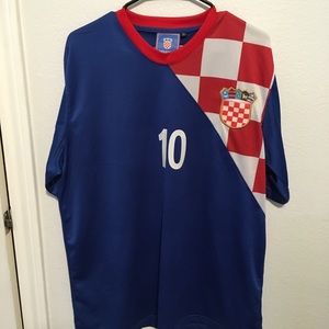 Vintage Hrvatska Croatia Soccer Jersey Modric